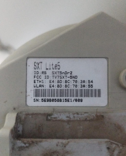 Mikrotik Sxt Lite5 Level 4 (Usado)