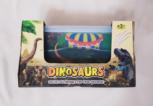 Imagen 3 de 5 de Juego De Dinosaurio Con Tapete De Juego Leer Descripción