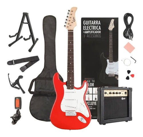 Pack Guitarra Eléctrica Epic 39  Set Amplificador Accesorios