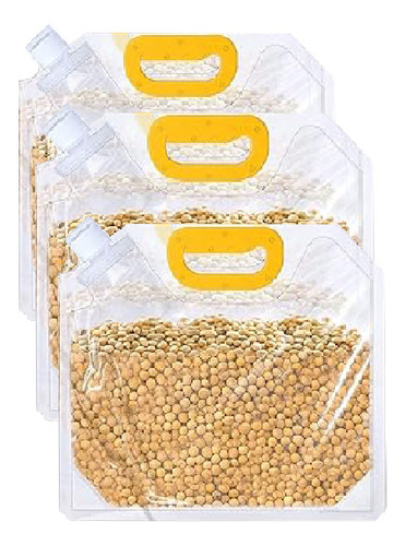 Aleissi 3pz Bolsas Almacenamiento Alimentos Antiderrames 3k