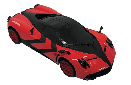 Imagem 3 de 5 de Carrinho Rádio Controle Remoto Vermelho Evil Ghost Candide