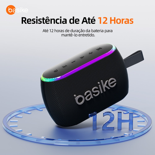 Caixa De Som 40w Portatil Bluetooth Tws Potente Ipx6 Com Rgb