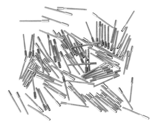 100x Vástago De Extensión Metálico Para Reparar Relojes