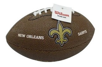 Balón De Fútbol Americano Mini Wilson New Orleans Saints