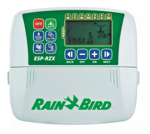 Programador De Riego Rain Bird Automatico Rzx 8 Estaciones