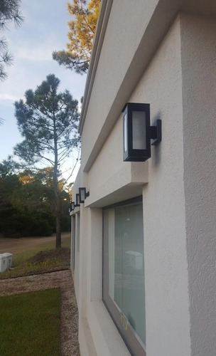 Imagen 6 de 7 de Farol Exterior Moderno Aplique Pared Hierro Iluminacion Led