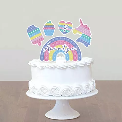 Cake Topper CUMPLEAÑOS Para Tarta 🎂 Personalizado