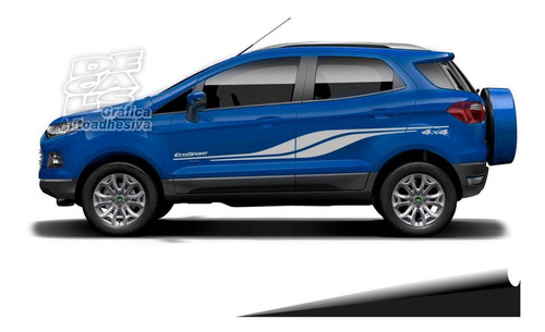 Calco Ford Ecosport Kinetic Lateral Ola Juego