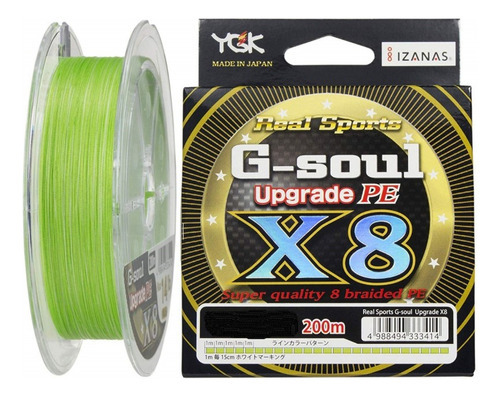 Linha Multi Ygk G-soul Upgrade Pe X8 0.29mm 50lb 200m