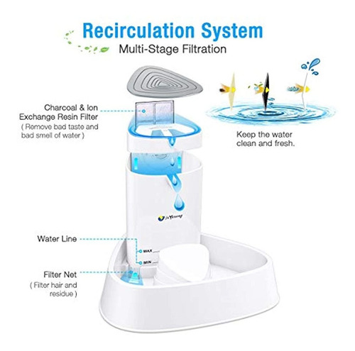 Fuente De Agua Led Para Mascotas