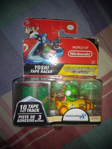 Nintendo World Figura Yoshi Tape Racer Mario Kart 8 No Usado