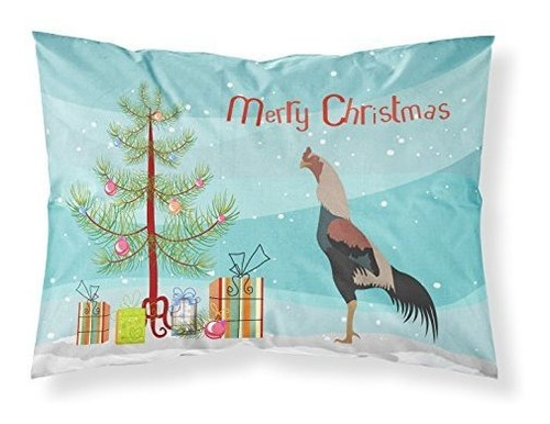 Tesoros De Caroline Kulang Pollo Navidad Funda De Almohada E