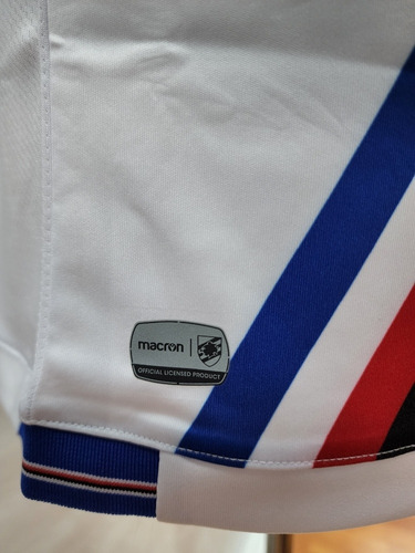 Camiseta Sampdoria De Itialia 2021-22 Recambio Macron