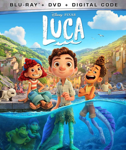 Blu-ray + Dvd Luca / De Diney Pixar