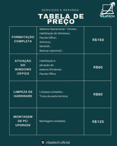 Reparo E Assistência Para Notebook Computadores
