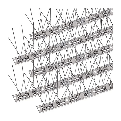 10 Paquetes De Púas De Acero Inoxidable Pájaros, Disp...