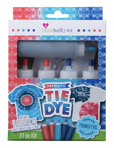 Tie Dye Kit Para Teñir Ropa 31pieza Marca  Patriot Americana