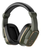 Comprar Fone De Ouvido Sem Fio Com Rádio Fm E Função Caixa De Som E Microfone Over-ear Fone Gamer Headset Bluetooth Cor Verde Basike Ba-fon6667