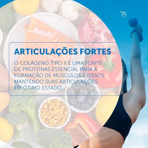 Joint + C2 - Colágeno Tipo 2 + Vitaminas K C M Em Cápsulas