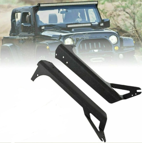 Bases Barra Led Faros Compatible Jeep Wrangler Jk 97-06 Bsj