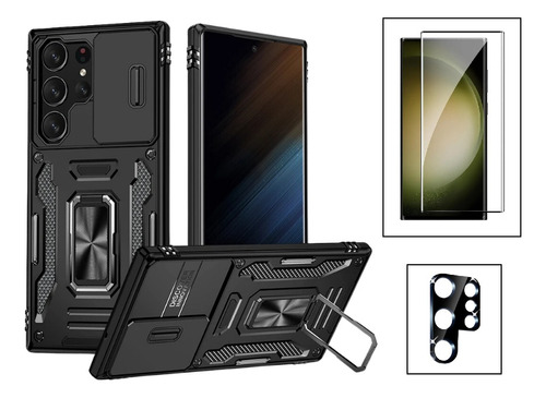 Case Funda Para Samsung Galaxy S24 Plus Ultra Mica Vidrio