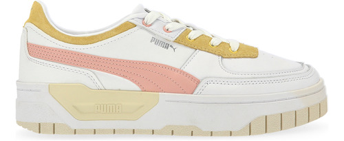 Zapatillas Puma Cali Dream I Mujer En Blanco Y Verde | Moov