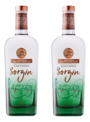 Gin Sorgin Small Batch Botánicos Y Sauvignon X 2 - Francia