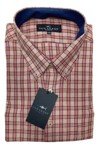 Camisa Talle Especial Media Estacion Cuadros