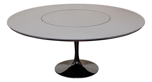 Mesa De Jantar Vidro C/ Prato Giratório Embutido 190cm X 8mm Tampa Personalizada