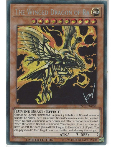 The Winged Dragon Of Ra Secret - Dioses Egicios - Yugioh!