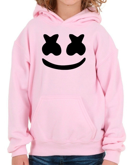 moletom marshmello rosa