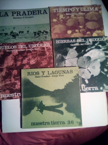 Nuestra Tierra,lote 5 Libros De Esta Colección 