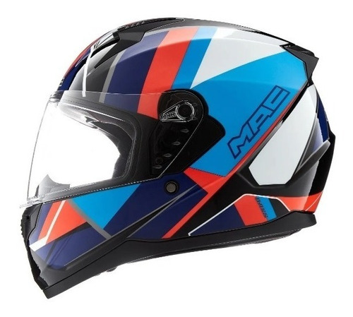 Casco Integral Mac M67 Bass Graficas Nuevas Motovega