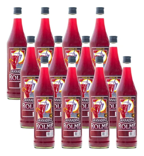 comprar Granadina Tragos Cocteleria Argentina Sin Alcohol Rolme X12