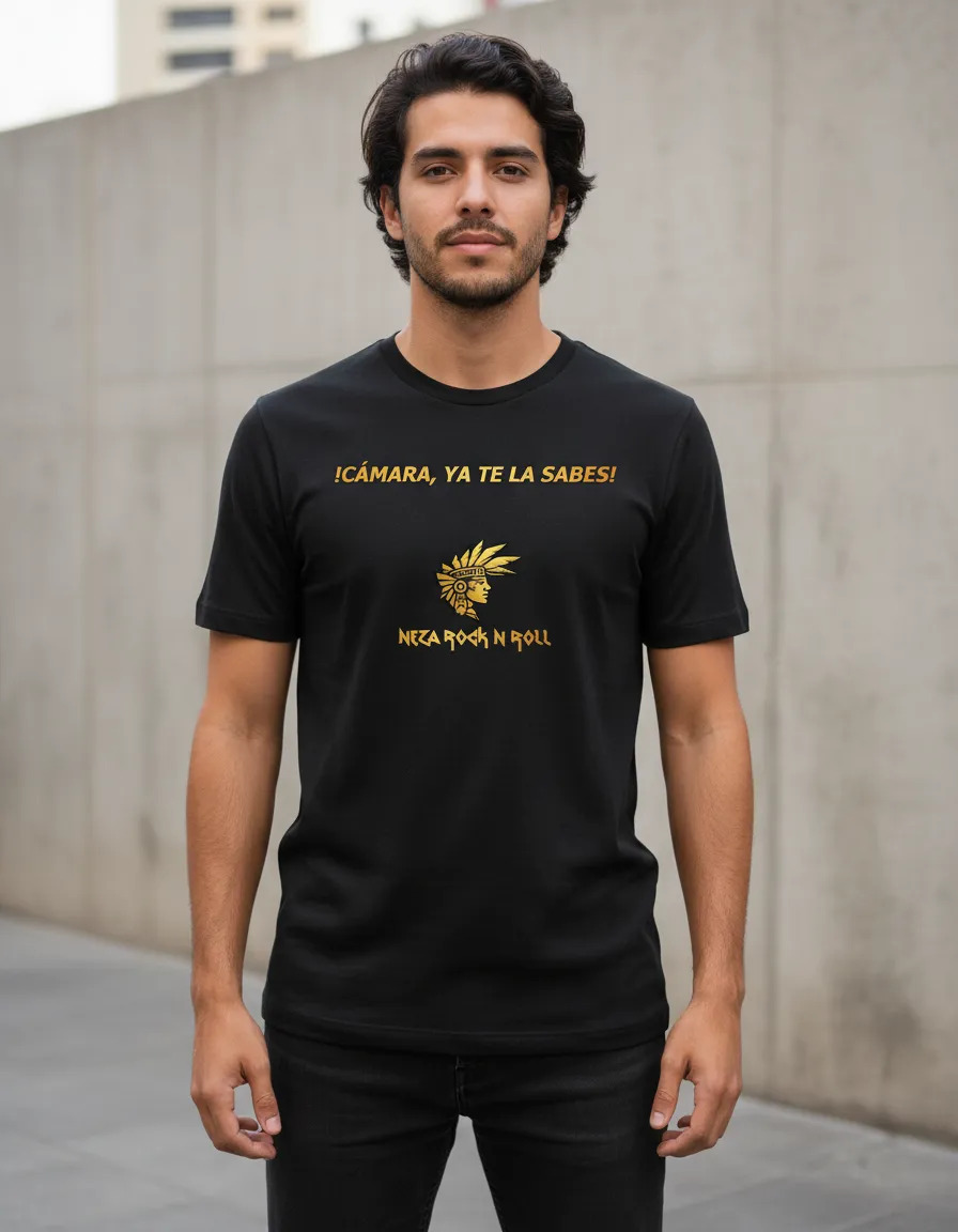 Playera Nezarock  Camara Premium Original