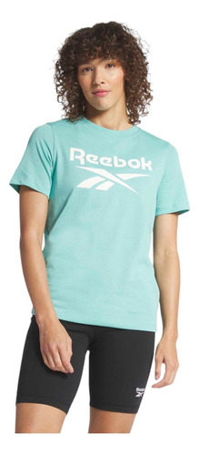 Playera Reebok Mujer Dama Entrenamiento Identity Azul