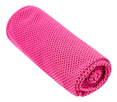 Toalla Deportiva De Poliéster Con Microfibra Color Rosa Asana