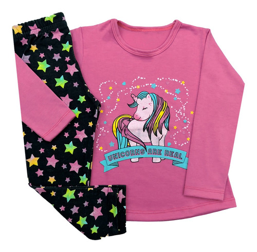 Imagem 3 de 6 de Kit 3 Conjunto Infantil Meia Estação Roupa Menina Oferta