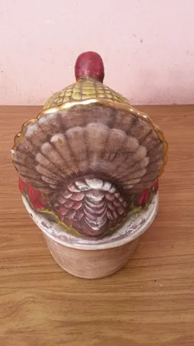 Pavo Real De Ceramica Unico