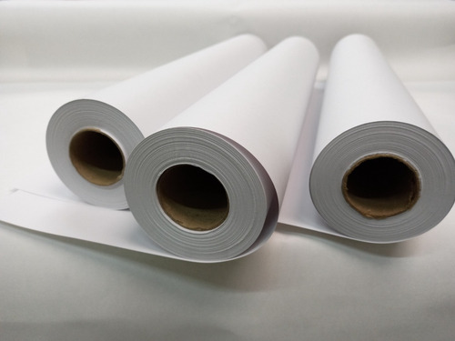 Papel Bond En Rollo 61 Cm X 50 Mts De 75 Gramos Para Plotter