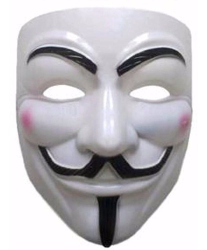 Máscara Vingador Anonymous Guy Fawkes Vendetta V Da Vingança