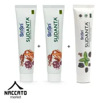 Comprar Pasta Dental Vegana Sri Sri 2 Canela + 1 Pasta Gel X 100g