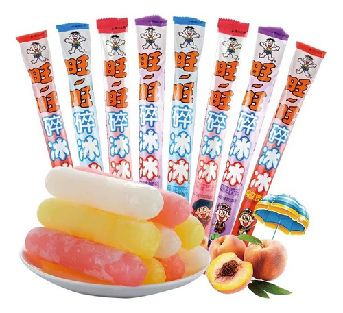 Pack 12 Cubos Helado Bebida De Frutas Flash Ice 78ml Sabores