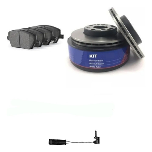 Kit Discos + Pastillas + Sensor Freno Mercedes Benz C350 280