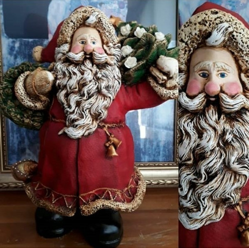 Papai Noel Peça Decorativa - 35 Cm Brasil De Todos Os Santos