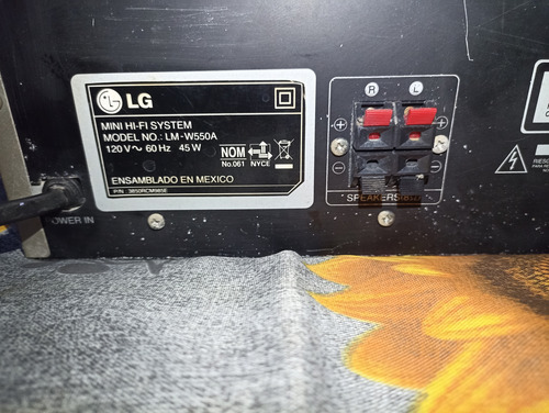 Mini Hi-fi System Lg Plateado 100 W (Usado)