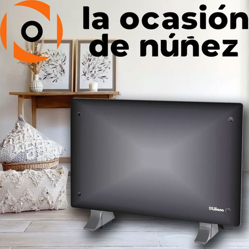 Imagen 3 de 6 de Panel Calefactor De Vidrio Liliana Hotglass 800/1400/2200w