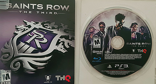 Jogo Ps3 Saints Row The Third - Ps3 Mídia Física (Usado)