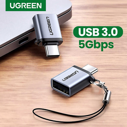 Imagen 3 de 8 de Adaptador Tipo C A Usb 3.0 Ugreen Convertidor Otg