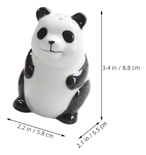 Pimentero Portátil, Tarro De Sal De Cocina, Adorable Panda